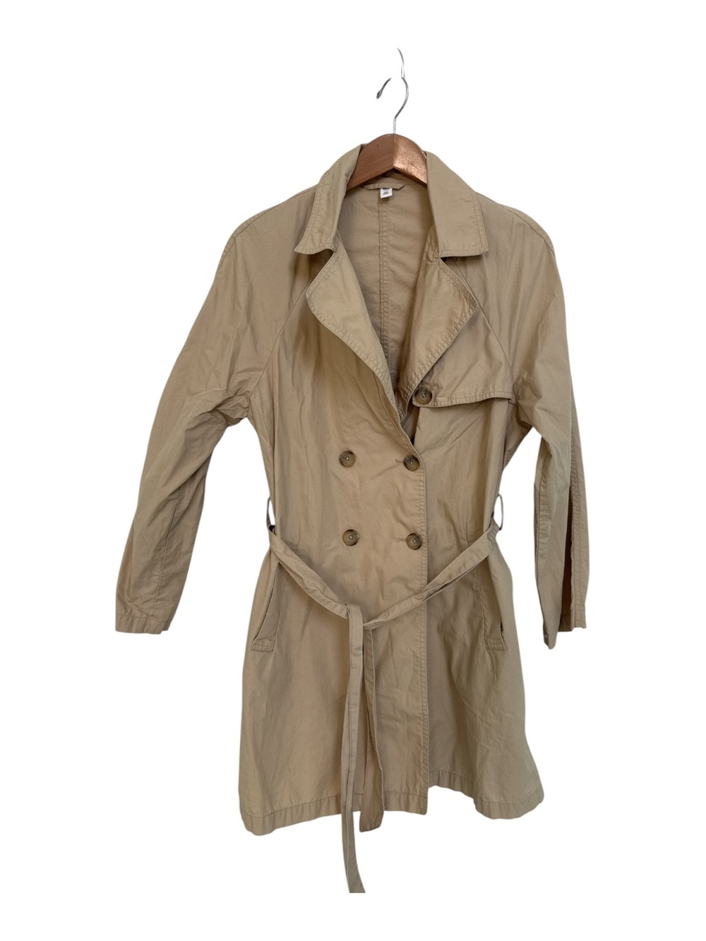 BP Trench Coat Light Weight Overcoat Beige Tan
